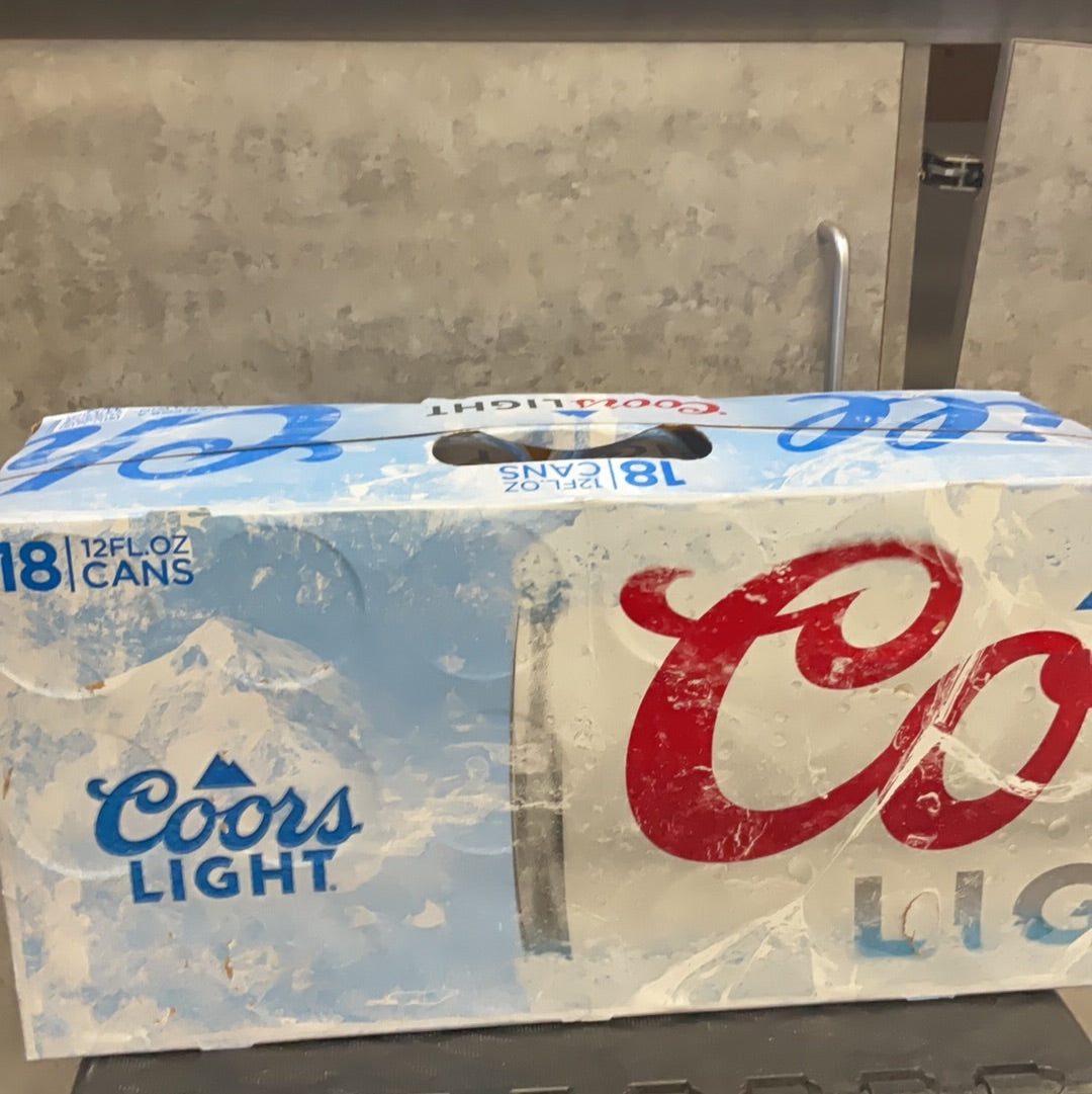 Coors Light 18 cans 12 fl oz