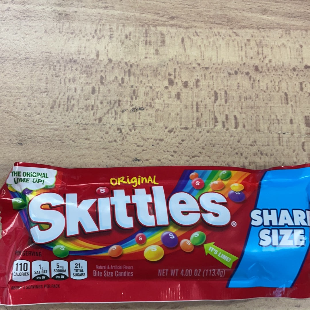 Skittles share size 4.0 oz