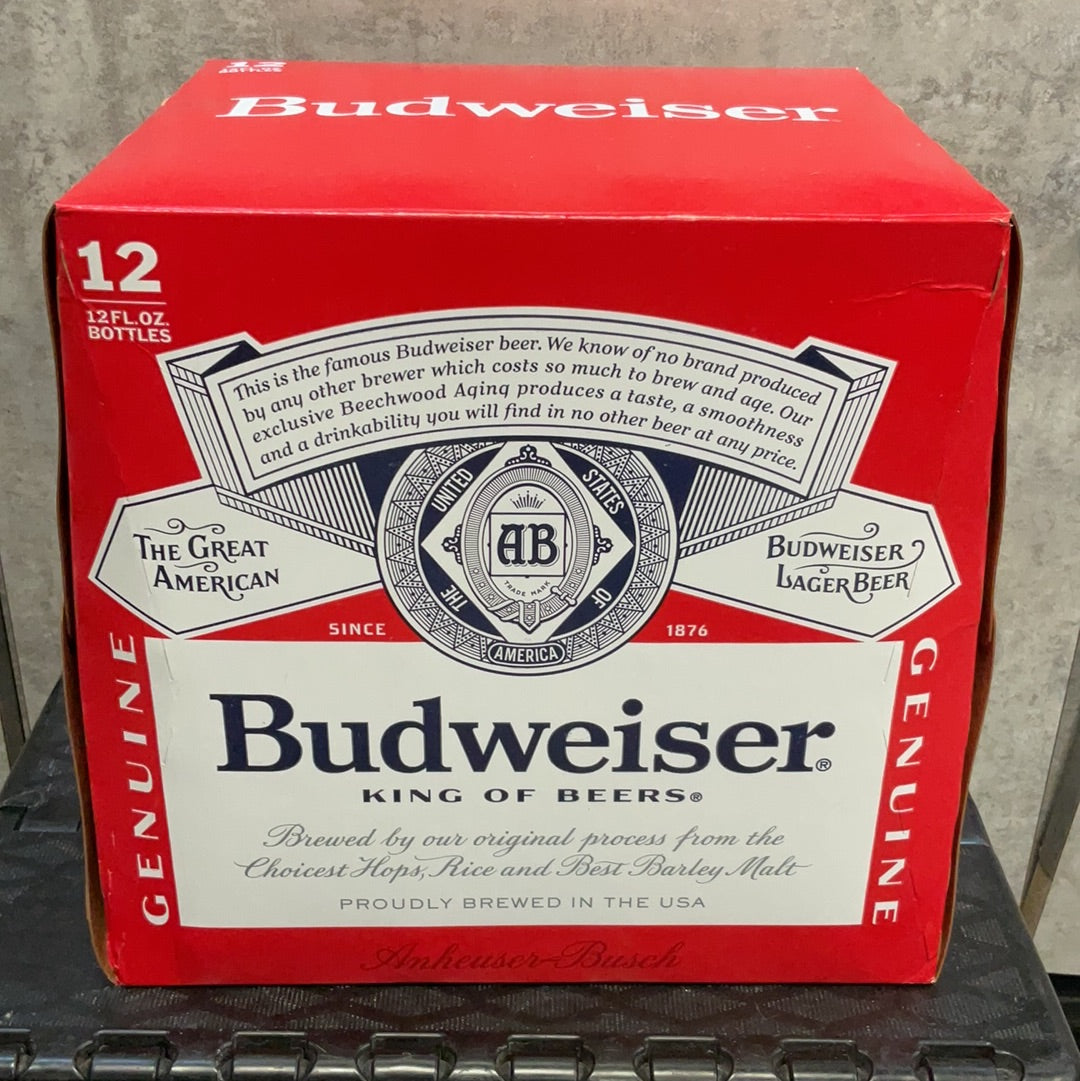 Budweiser 12 bottles