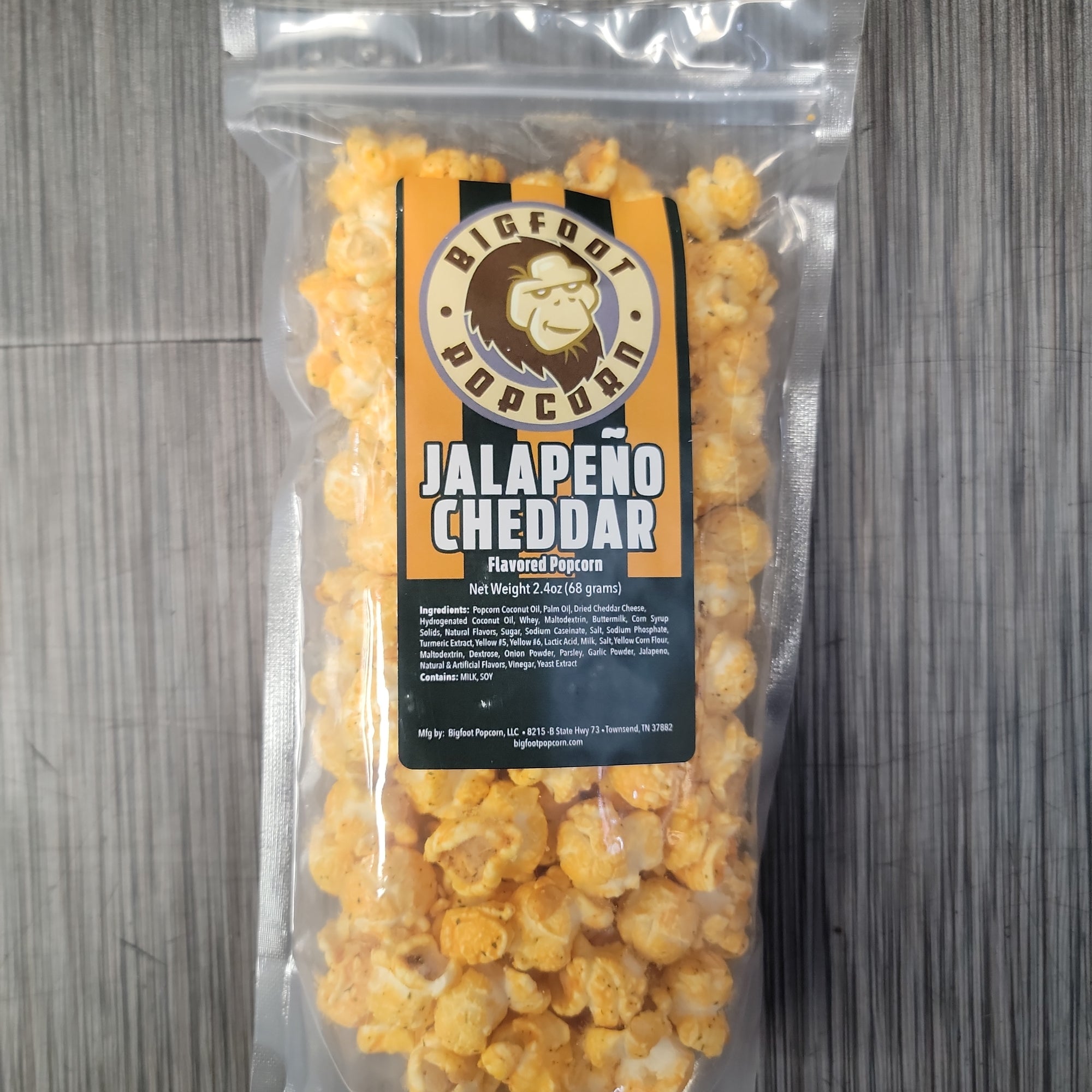 Bigfoot Jalapeño Cheddar Popcorn