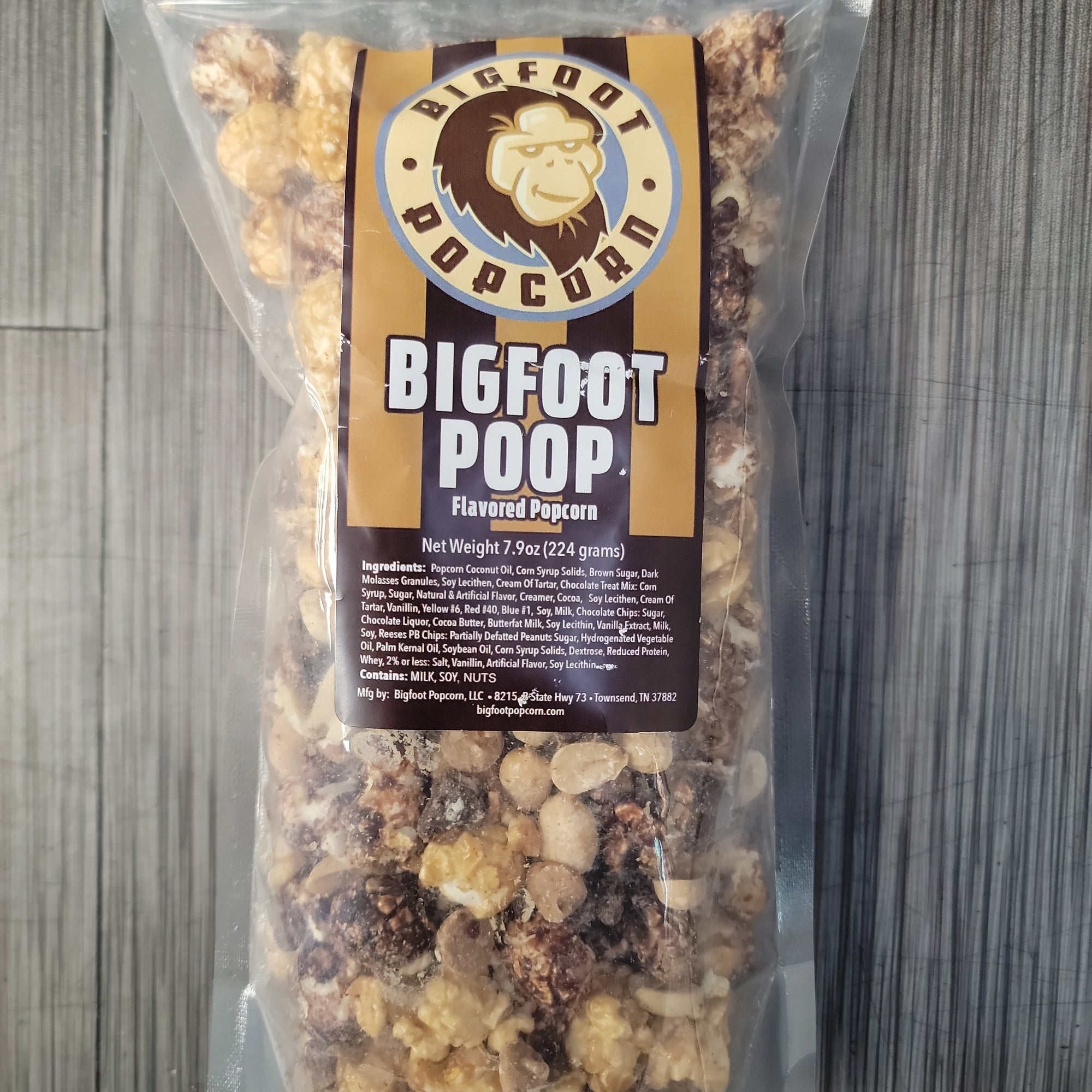 Bigfoot poop popcorn