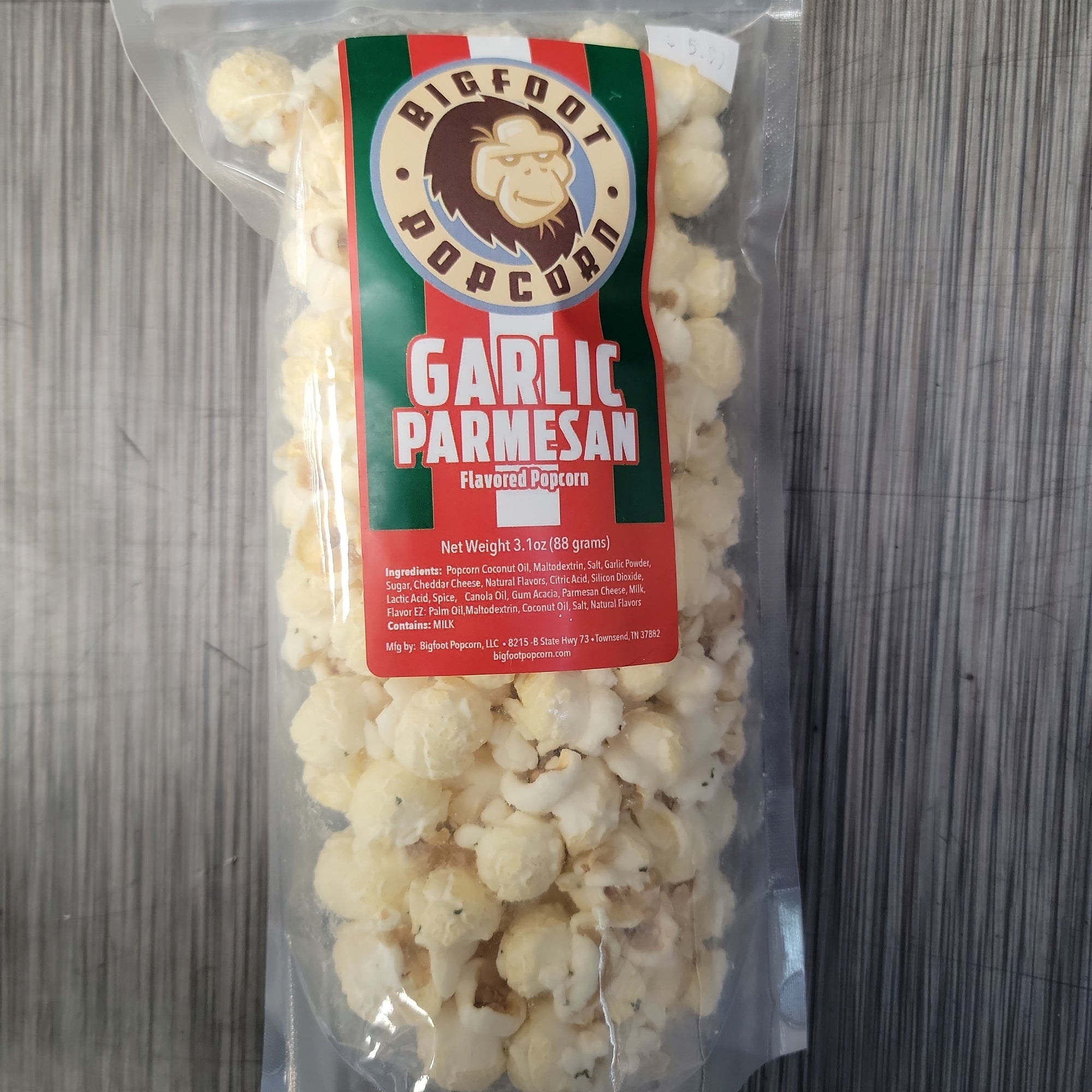 Bigfoot Garlic Parmesan Popcorn