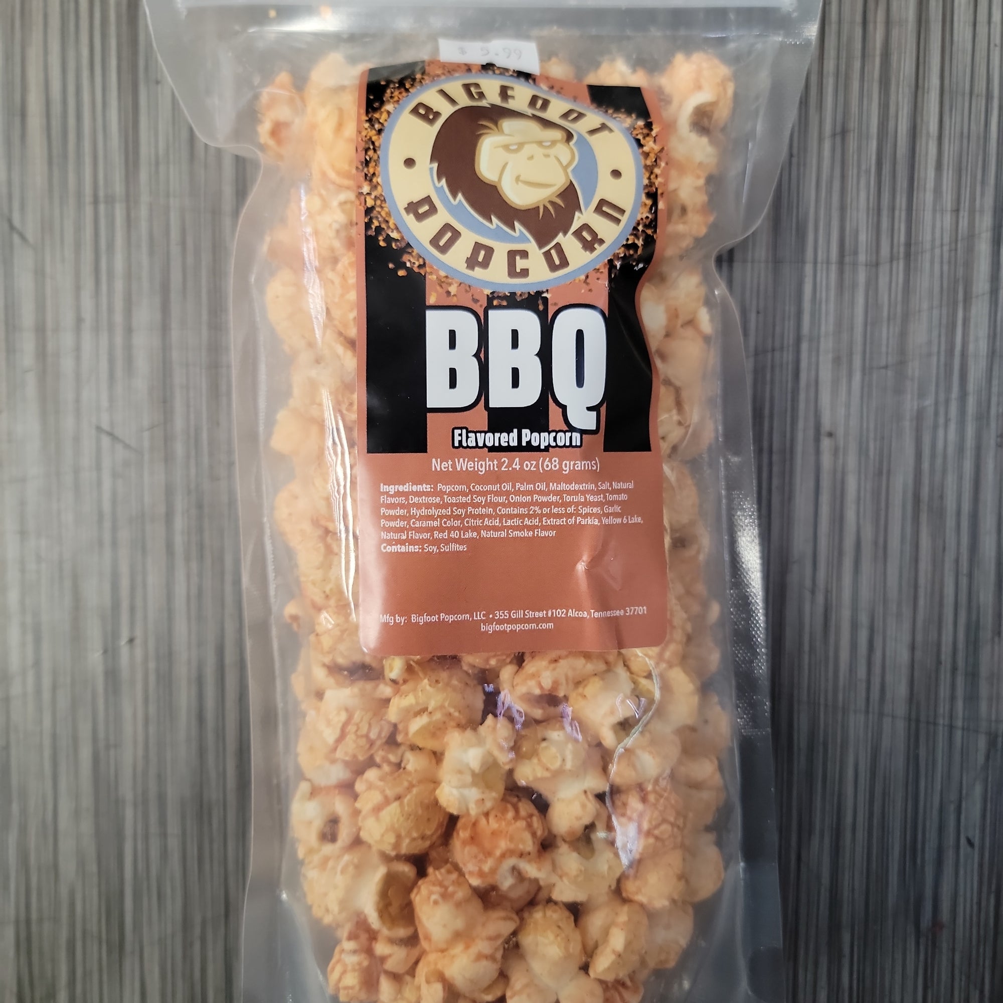 Bigfoot Bbq popcorn