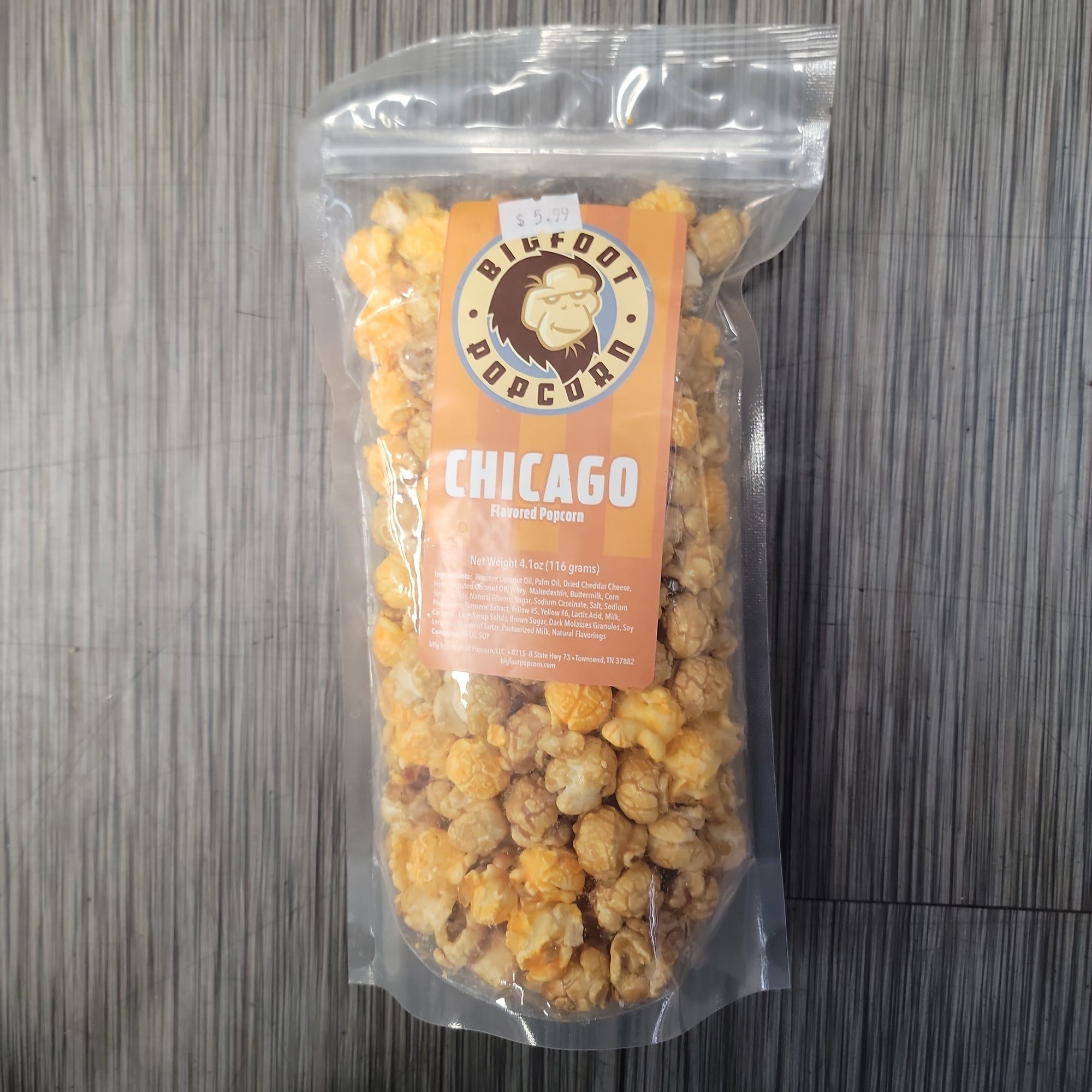 Bigfoot Chicago popcorn