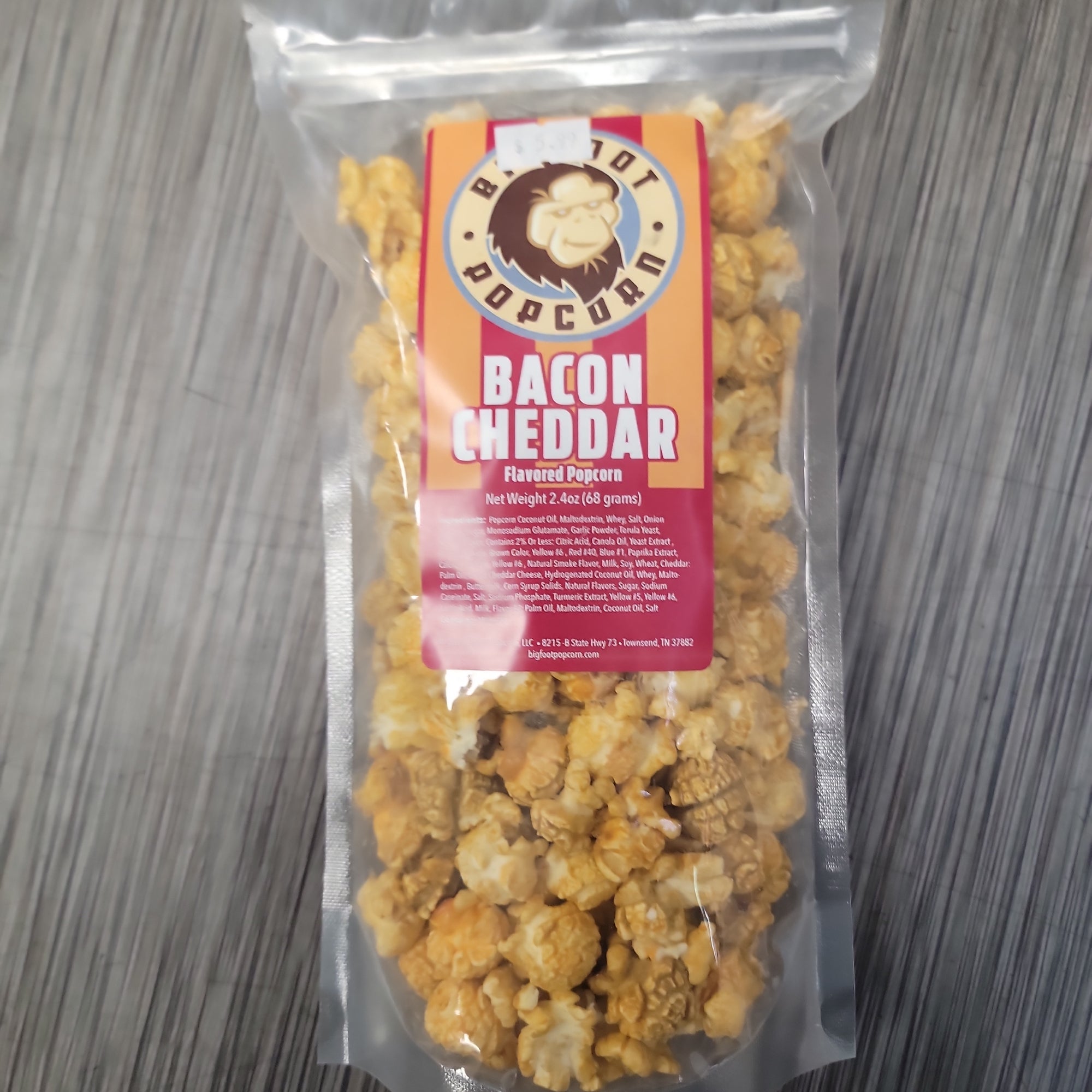 Bacon cheddar popcorn