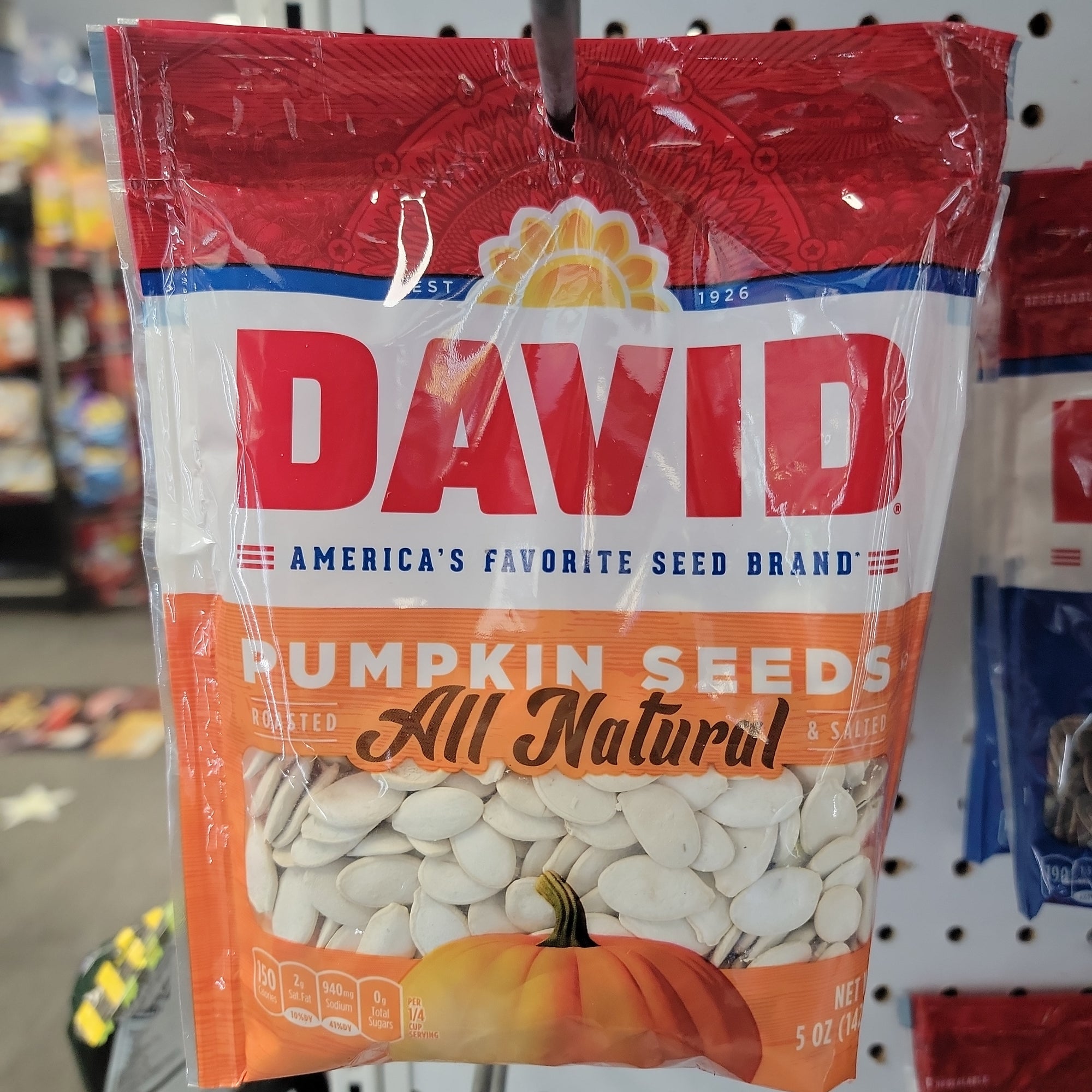 David pumking seeds