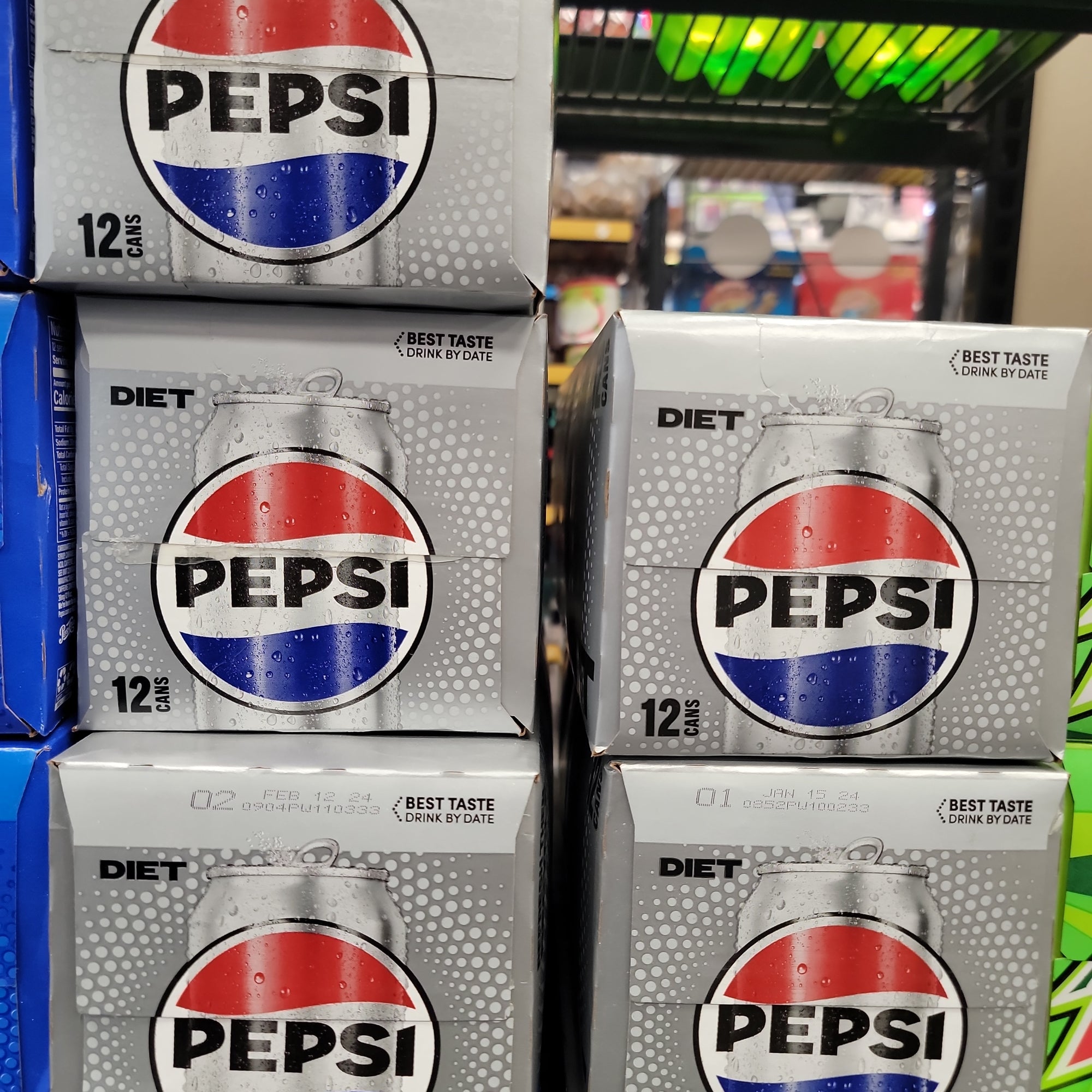 Diet pepsi 12 pack