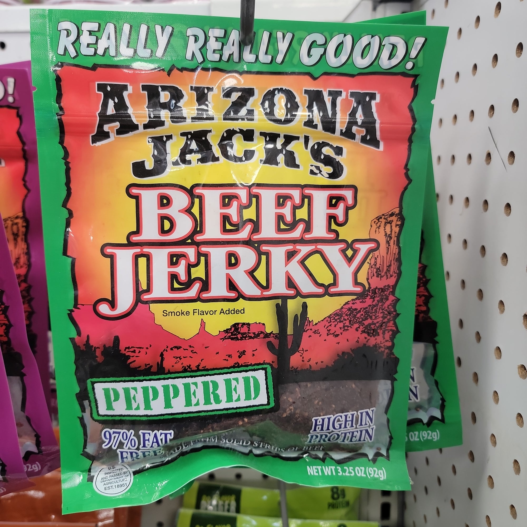 Arizona jacks peppered jerky