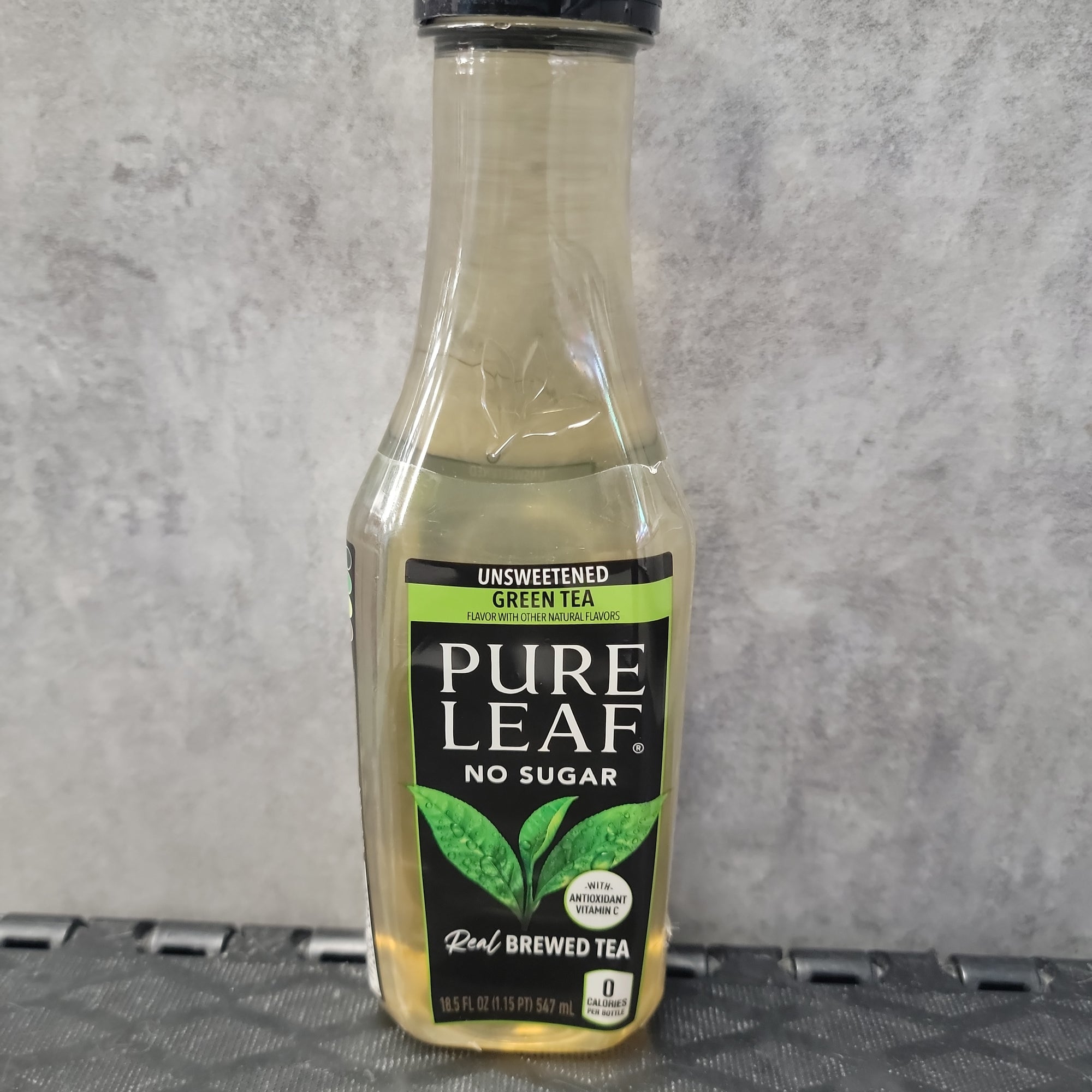 Pure leaf unsweetened green tea