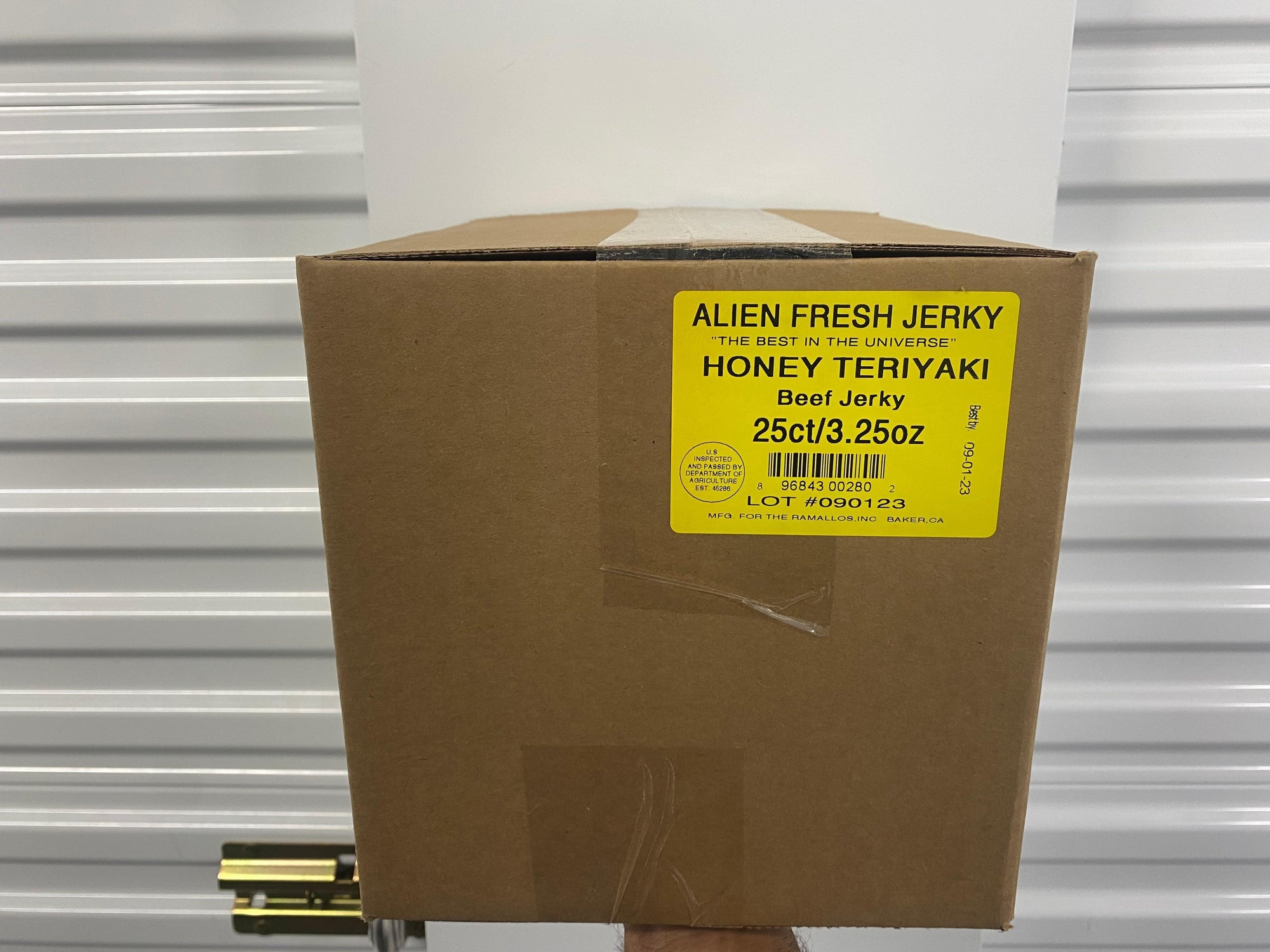 Honey Teriyaki Beef Jerky 3.25 oz. Bag | Alien Fresh Jerky