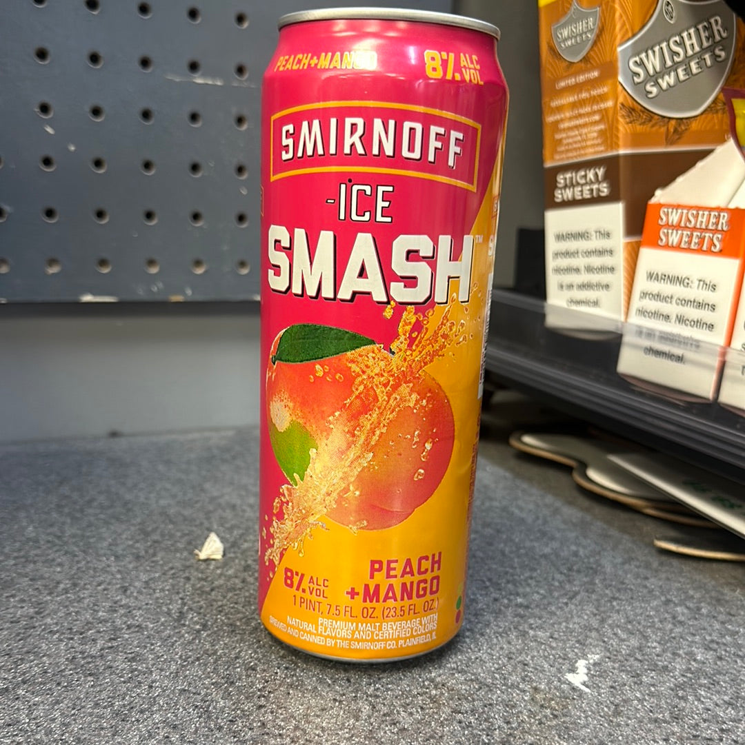 Smirnoff ice smash peach n mango