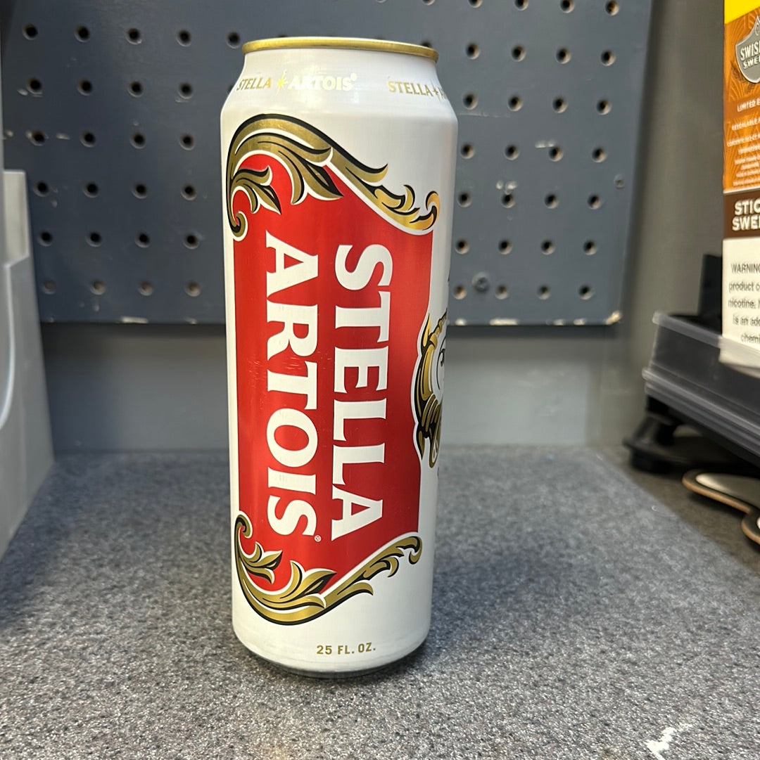 Stella Artois can