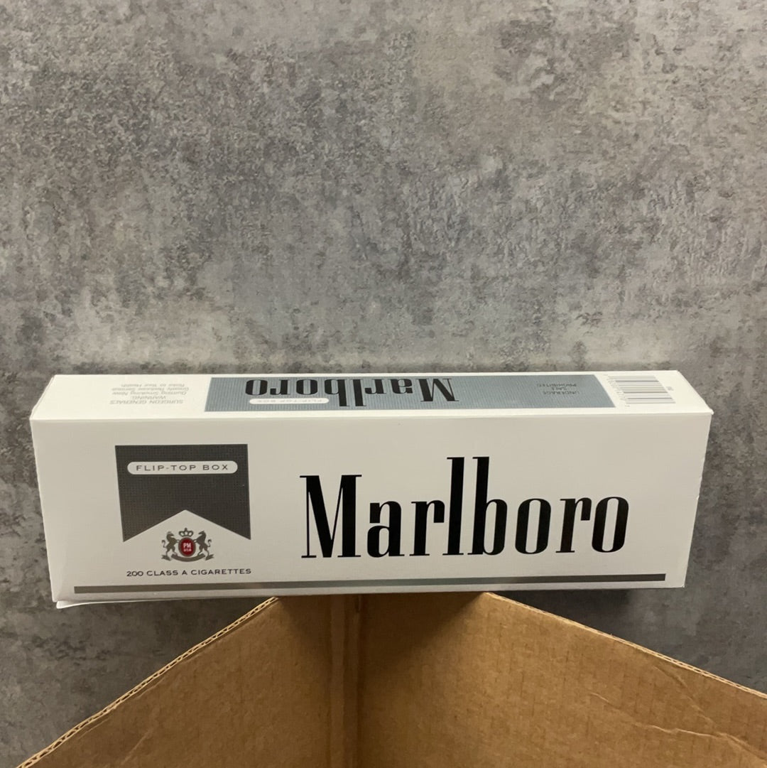 Marlboro silver carton