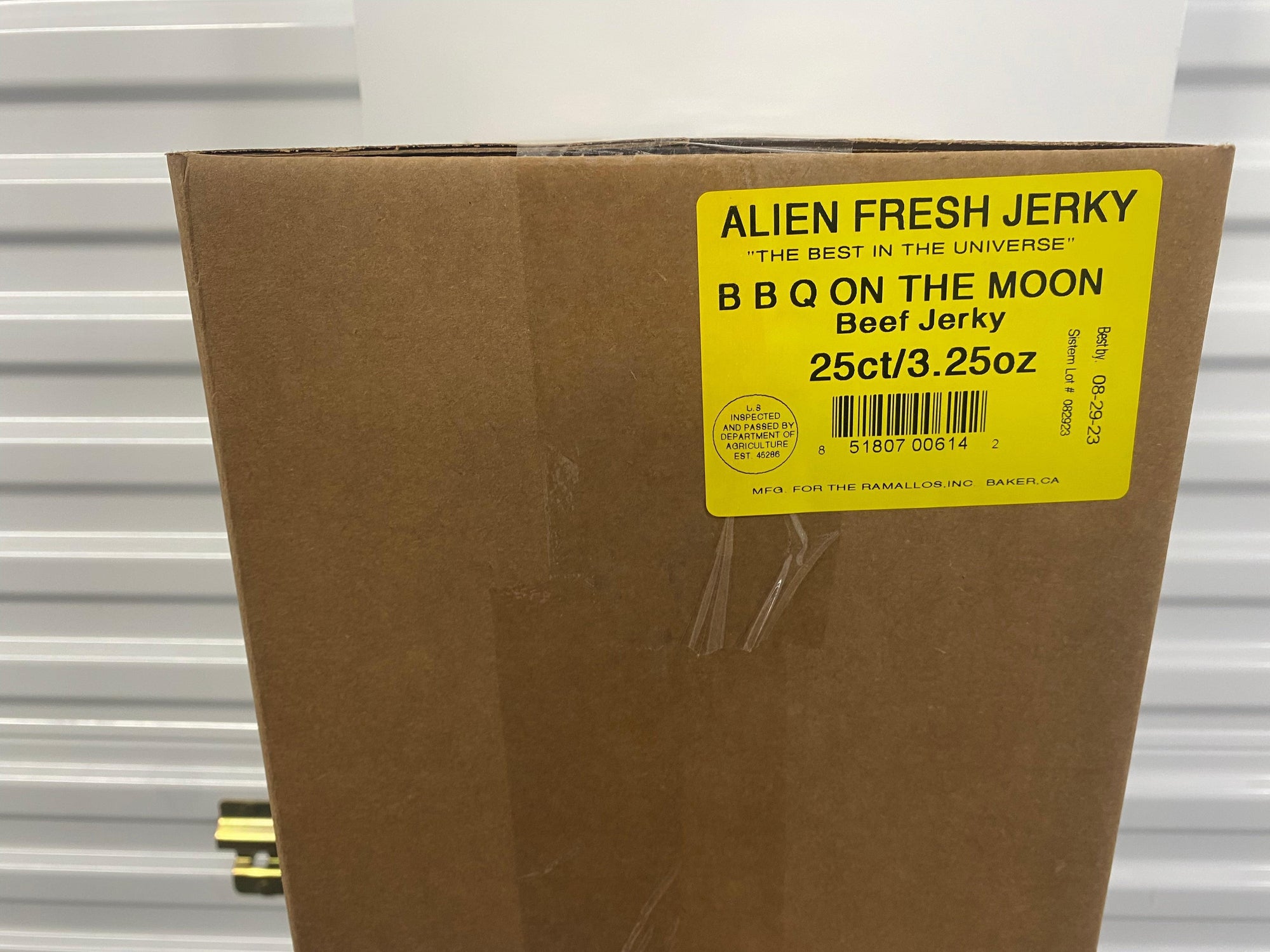 BBQ on the Moon Beef Jerky 3.25 oz. Bag | Alien Fresh Jerky