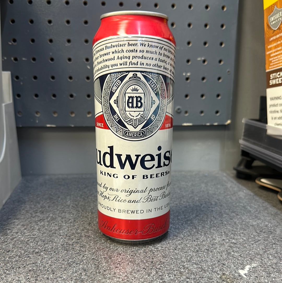 Budweiser tall can – Sm gas n grub llc