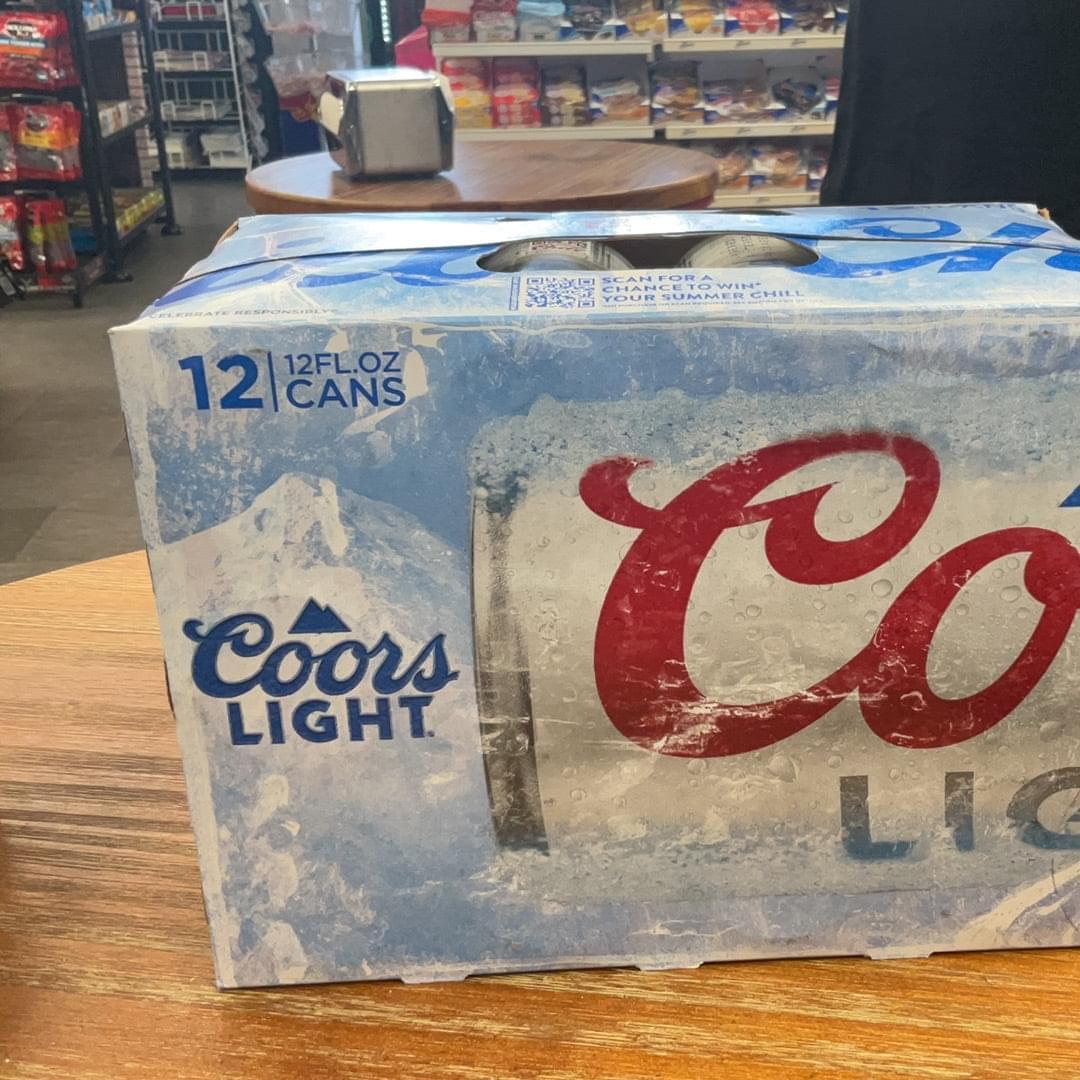 Coors Light 12 Pack Cans 12 fl oz.