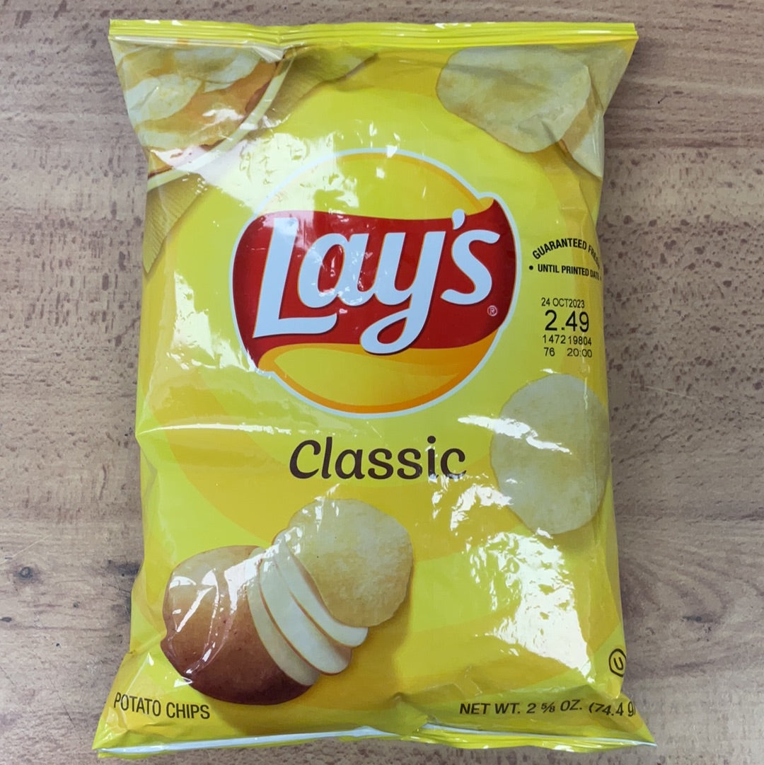 Lays classic  2 5/8oz