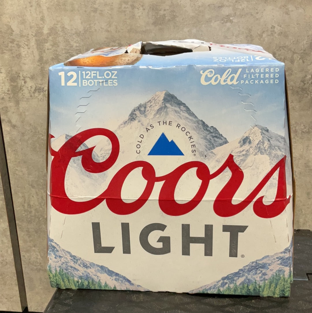 Coors light 12 bottles 12 fl oz.