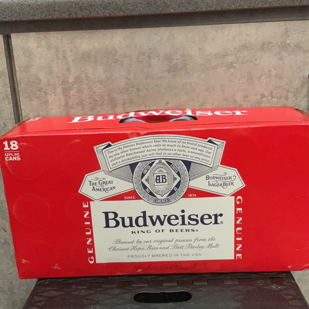 Budweiser 18 cans