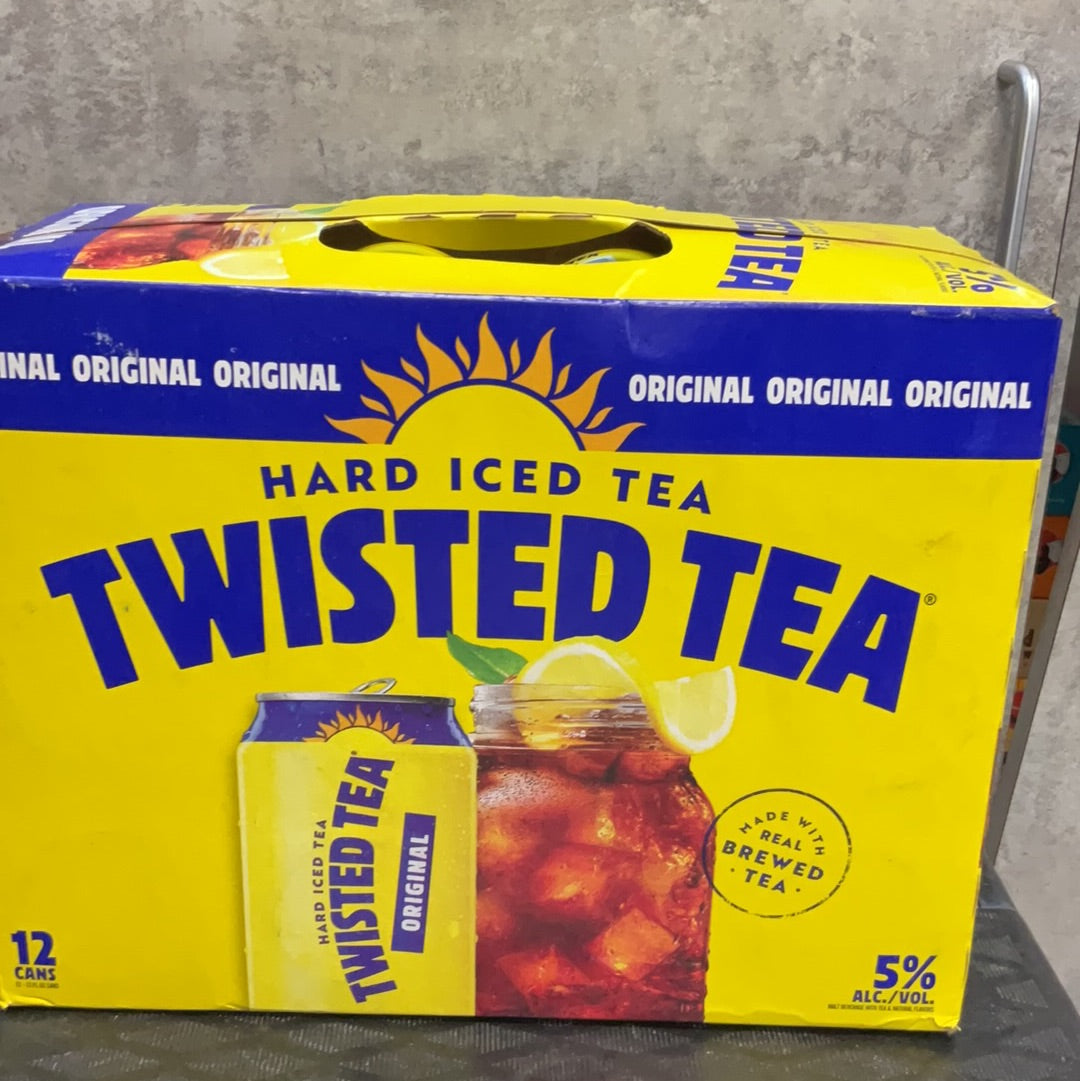 Twisted tea original Hard Iced tea (alcohol) 12 Fl Oz  12 pack